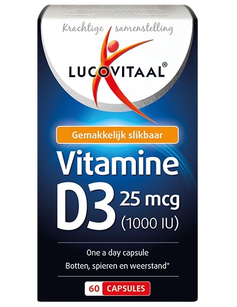 Lucovitaal Vitamin D3 25 µg (60 Caps)