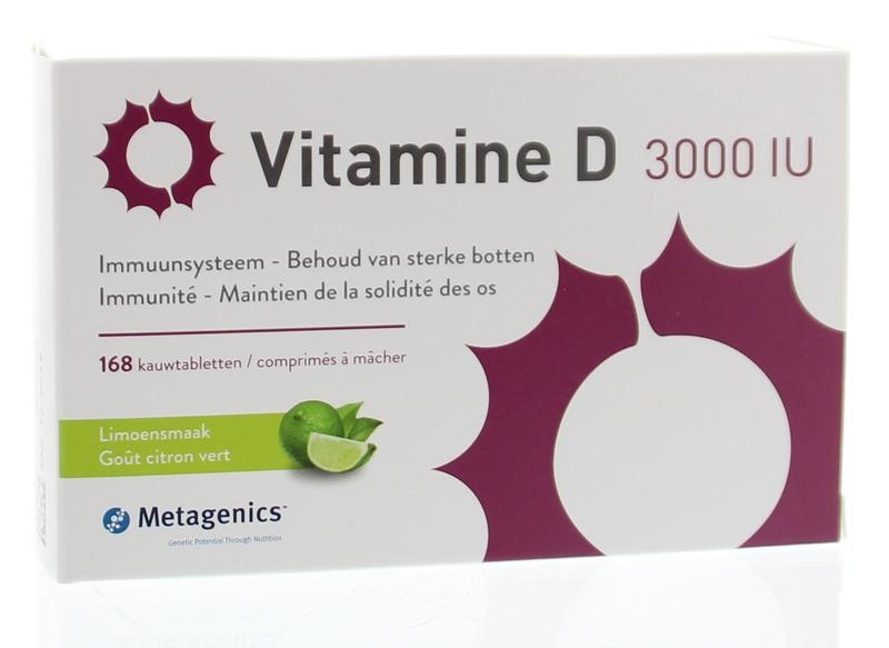 Metagenics Vitamin D3 3000IU 168 Tab