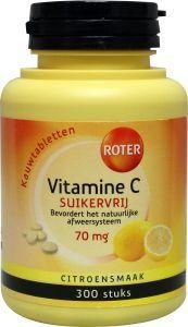 Roter Vitamin C 70 mg zuckerfrei (300 Tab)