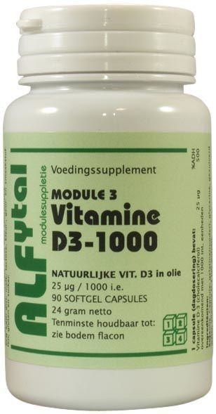 Alfytal Vitamin D3-1000 (90 Soft Caps)