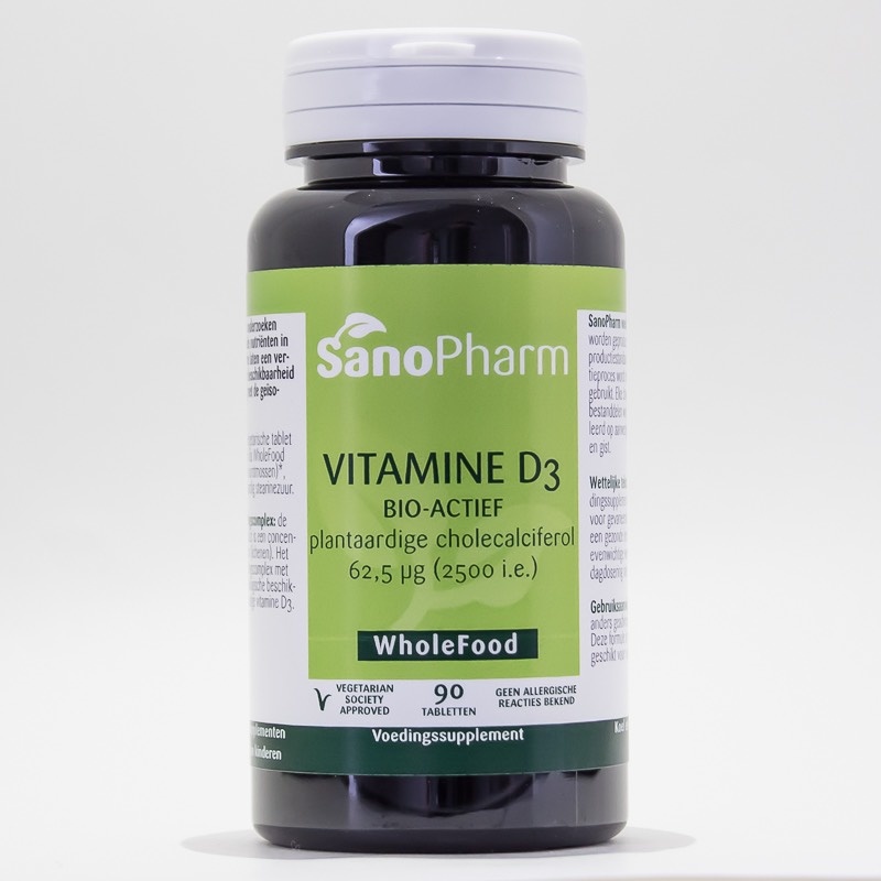 Sanopharm Vitamin D3 62,5 µg 2500 IE (90 Tab)