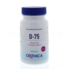 Orthica Vitamin D-75 (60 Kapseln)