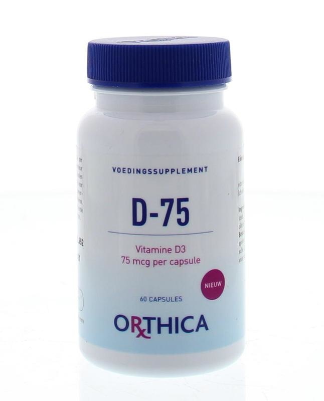 Orthica Orthica Vitamin D-75 (60 Kapseln)