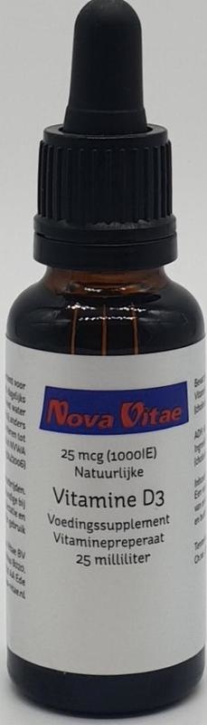 Nova Vitae Vitamin D3 1000 IE Tropfen (25 Ml)