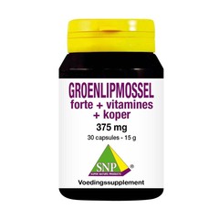 SNP Grünlippmuschel forte + Vitamine + Kupfer (30 Kapseln)