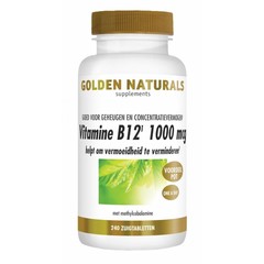 Golden Naturals Vitamin B12 1000 mcg vegane Lutschtabletten 240 St.