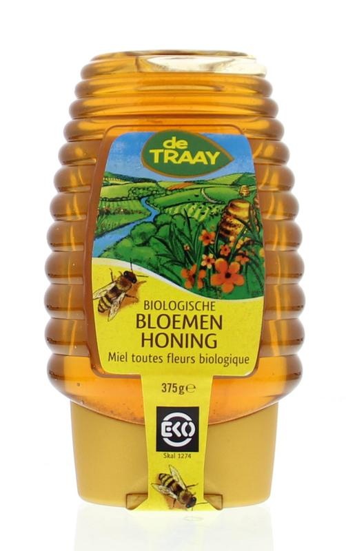Traay Blütenhonig Quetschflasche Bio (375 gr)