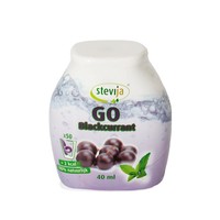 Stevija Stevija Stevia Limonadensirup Go Schwarze Johannisbeere (40 ml)