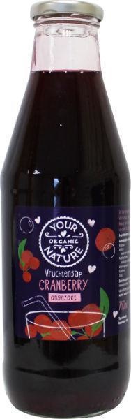 Your Organic Nat Fruchtsaft Cranberry ungesüßt bio (750 Ml)
