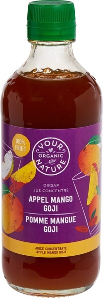 Your Organic Nat Dicksaft Apfel Mango Goji Bio (400 Ml)