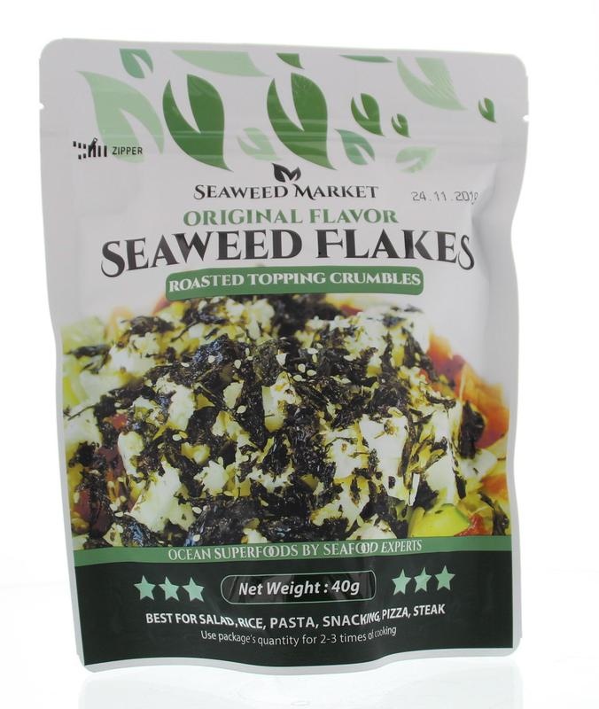 Seaweed Market Seaweed Market Knusprige Algenflocken (40 gr)