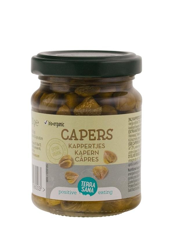 Terrasana Sizilianische Kapern in Bio-Olivenöl (120 gr)