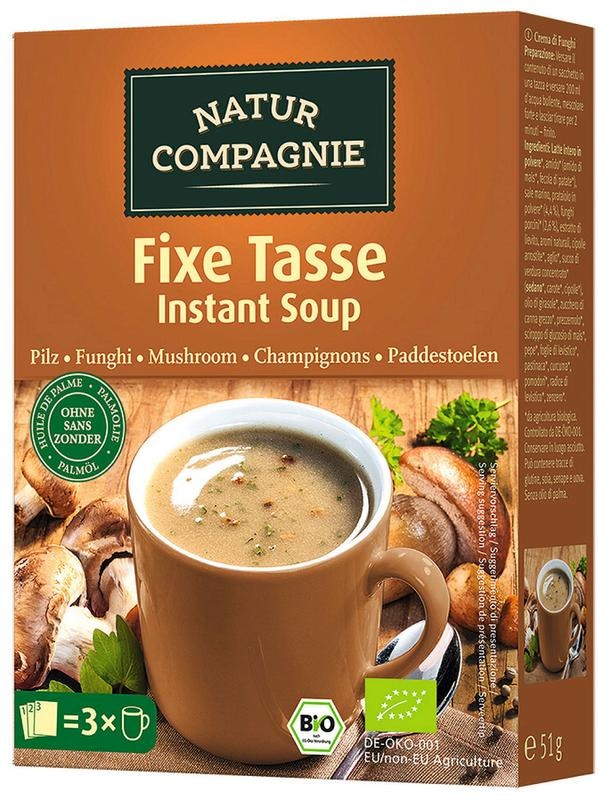 Natur Compagnie Natur Compagnie Snacksuppe Pilze (51 gr)