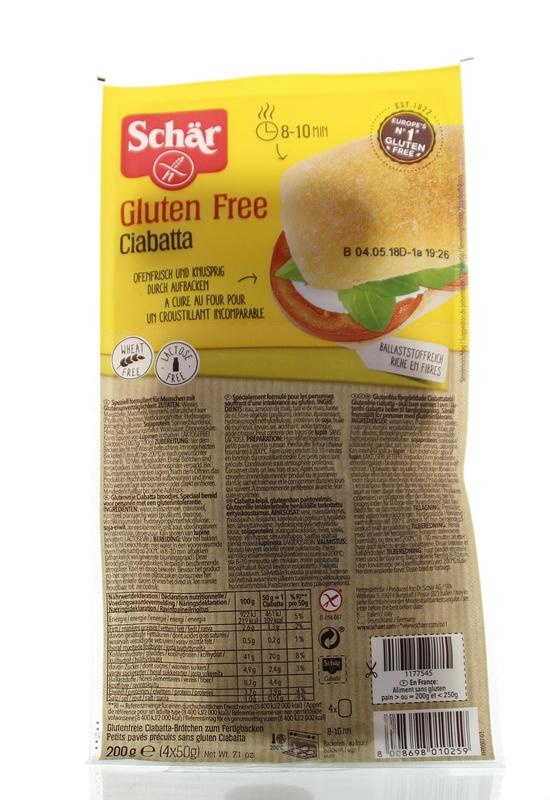 Dr Schar Dr Schar Ciabatta (4 Stück)