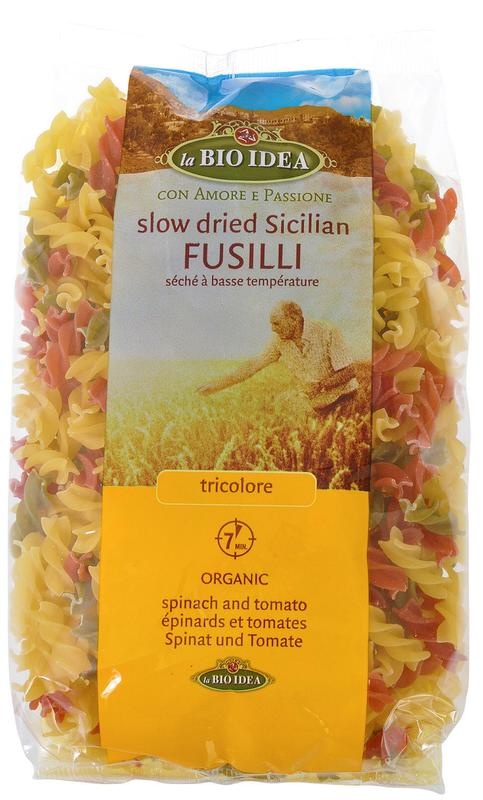 Bioidea Fusilli Tricolore Spirelli Bio (500 gr)