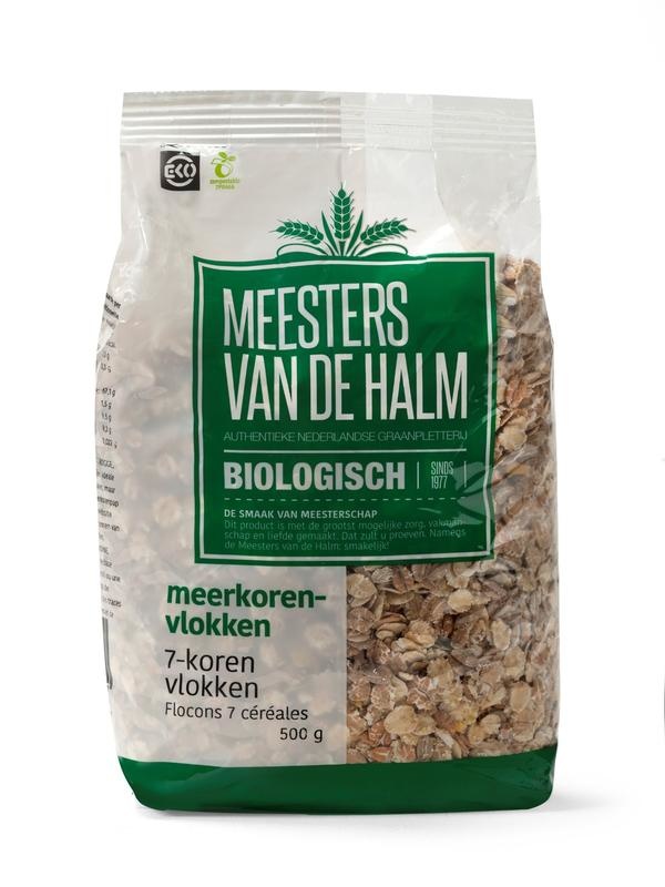 De Halm 7-Weizenflocken Bio (500 gr)