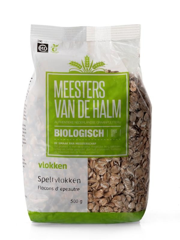 De Halm Dinkelflocken Bio (500 gr)