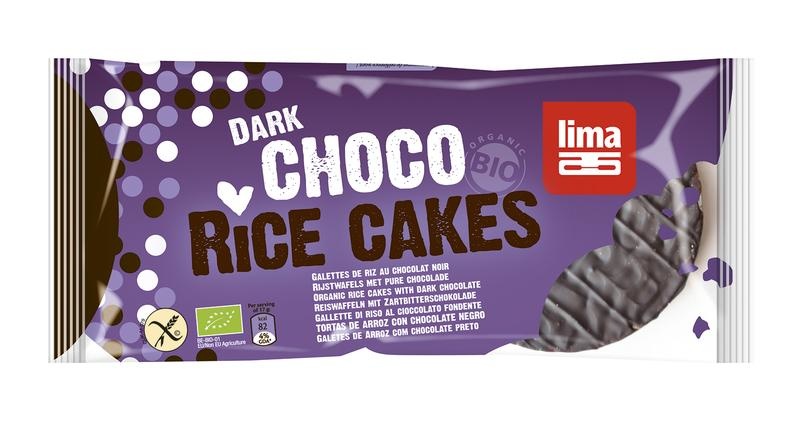 Lima Lima Reiskuchen Zartbitterschokolade Bio (100 gr)