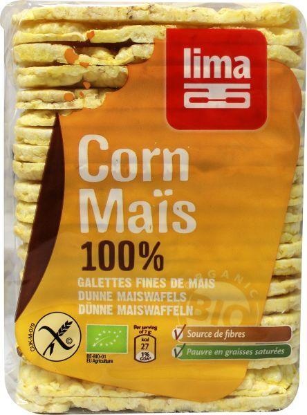 Lima Lima Maiswaffeln dünn rechteckig bio (140 gr)