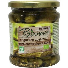 Bionova Essiggurken süß-sauer Bio (330 gr)