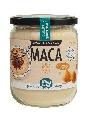 Terrasana Rohes Maca-Hochenergiepulver im Glas Bio (300 gr)