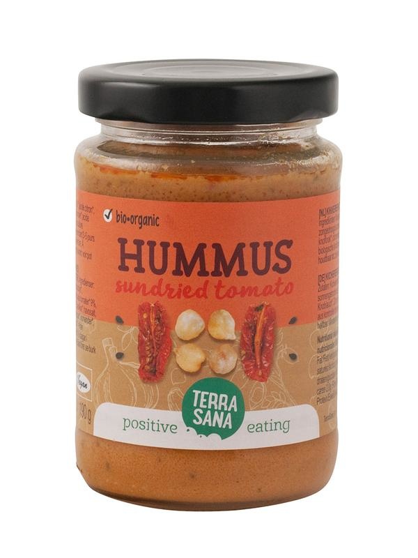 Terrasana Bio-Hummusaufstrich sonnengetrocknete Tomaten (190 gr)