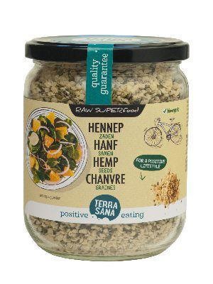 Terrasana RAW Hanfsamen geschält im Glas Bio (275 gr)