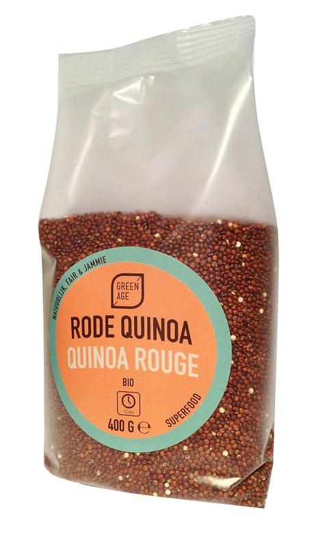 Greenage Quinoa rot bio (400 gr)