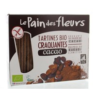 Pain Des Fleurs Pain Des Fleurs Knusprige Bio-Cracker mit Bio-Kakao (160 gr)