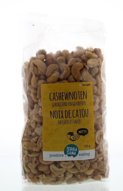 Terrasana Cashewnüsse geröstet mit Salz Bio (750 gr)
