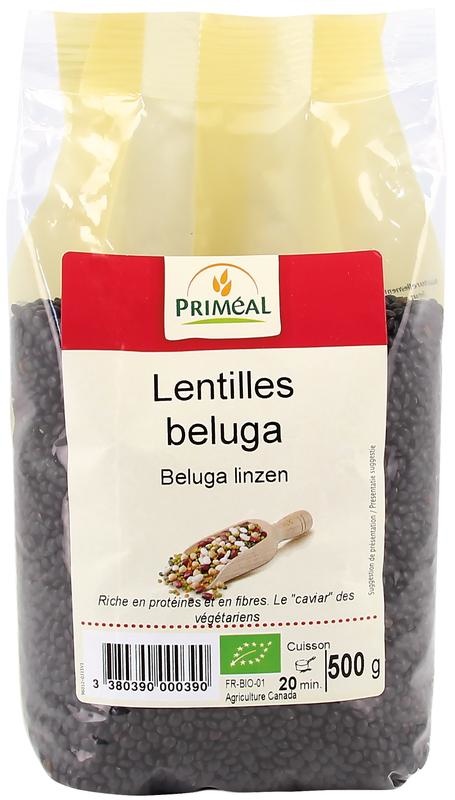 Primeal Primeal Linsen Beluga bio (500 gr)