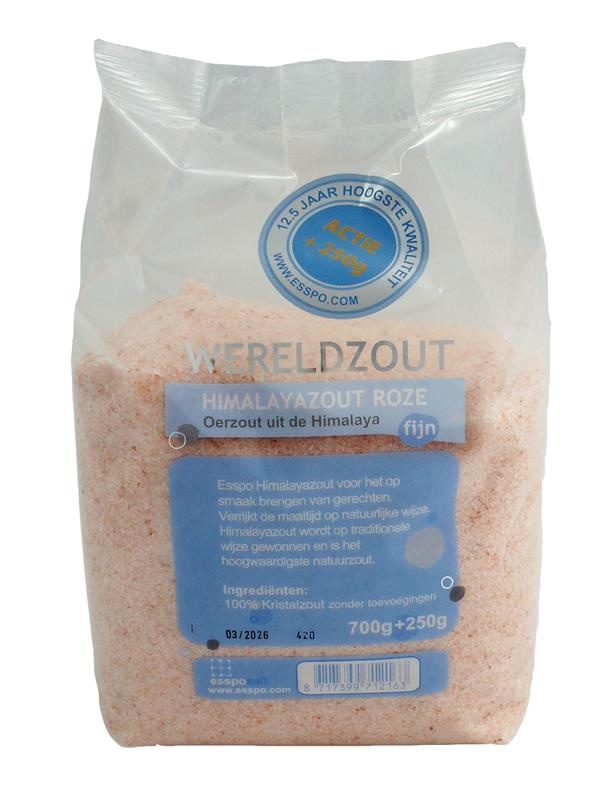 Esspo Himalayasalz rosa fein 700gr+250gr (950 gr)
