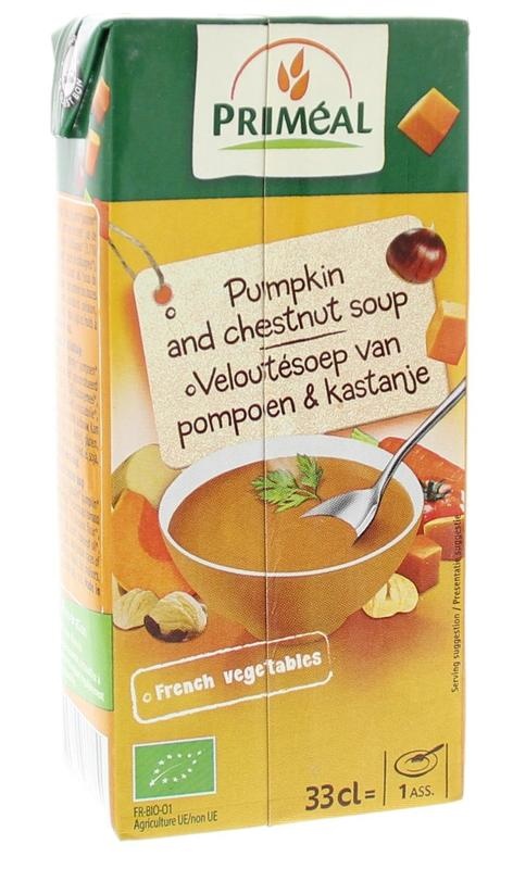 Primeal Veloute Suppe Kürbis Kastanie Bio (330 Ml)