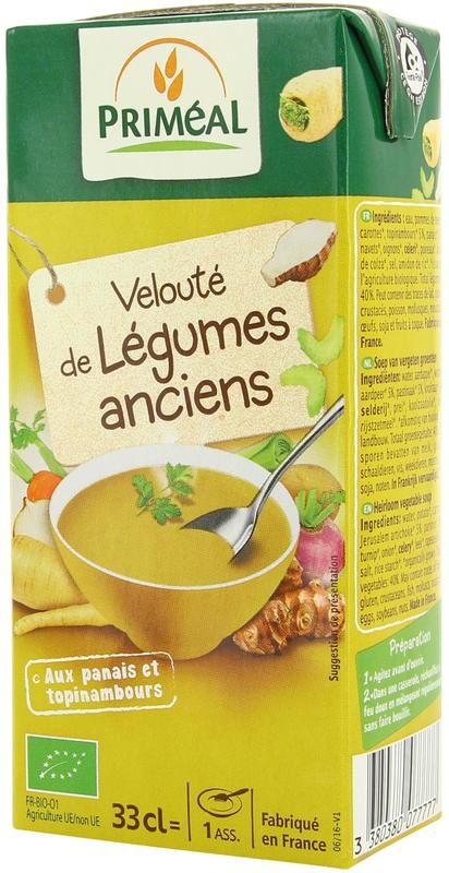 Primeal Primeal Veloute gebundene Suppe Vergessenes Gemüse Bio (330 ml)