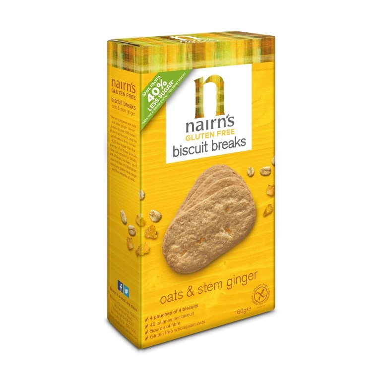 Nairns Keks bricht Ingwer (160 gr)