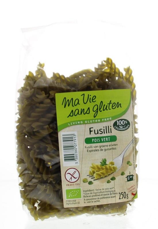 Ma Vie Sans Ma Vie Sans Grüne Erbsen Fusilli glutenfrei bio (250 gr)