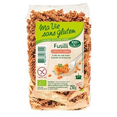 Ma Vie Sans Rote Linsen Fusilli glutenfrei bio (250 gr)