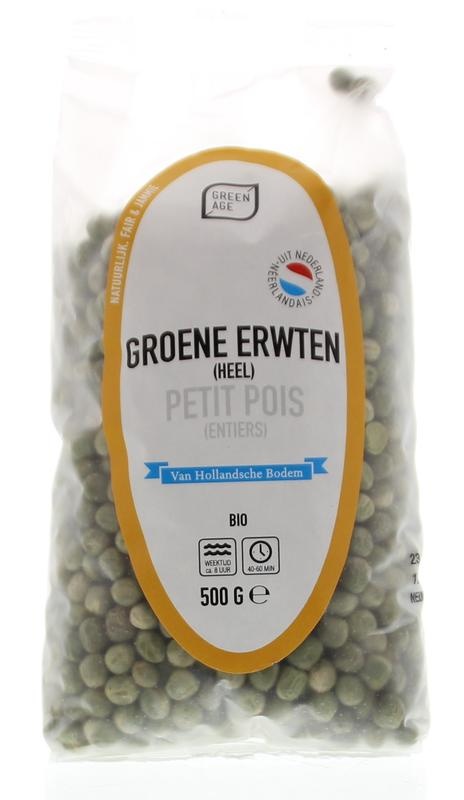 Greenage Grüne Erbsen Bio (500 gr)
