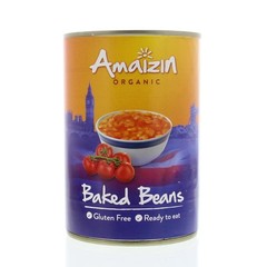 Amaizin Weiße Bohnen in Tomatensauce Bio (400 gr)