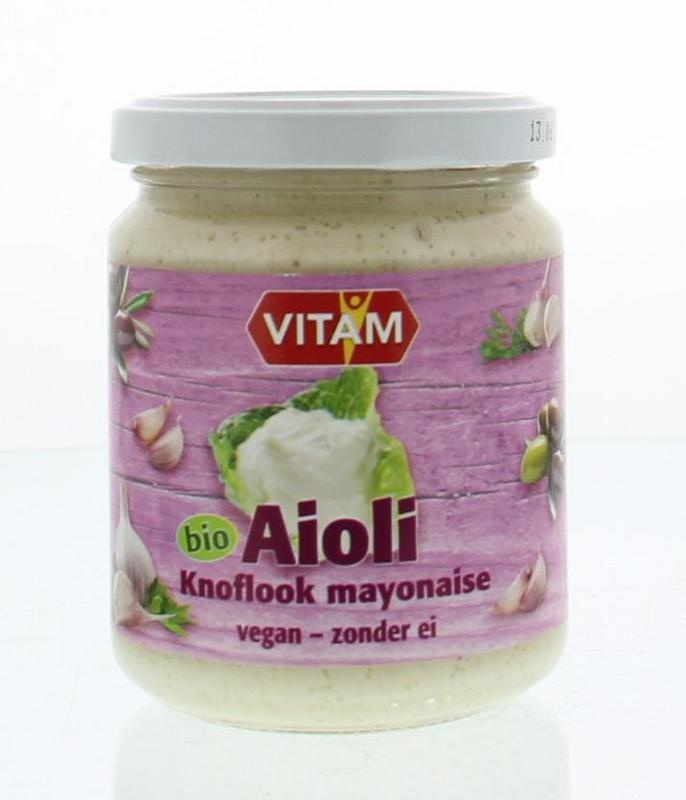 Vitam Vitam Aioli Knoblauchmayonnaise Bio (225 ml)