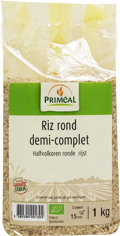 Primeal Halbvollkorn-Rundreis bio (1 kg)