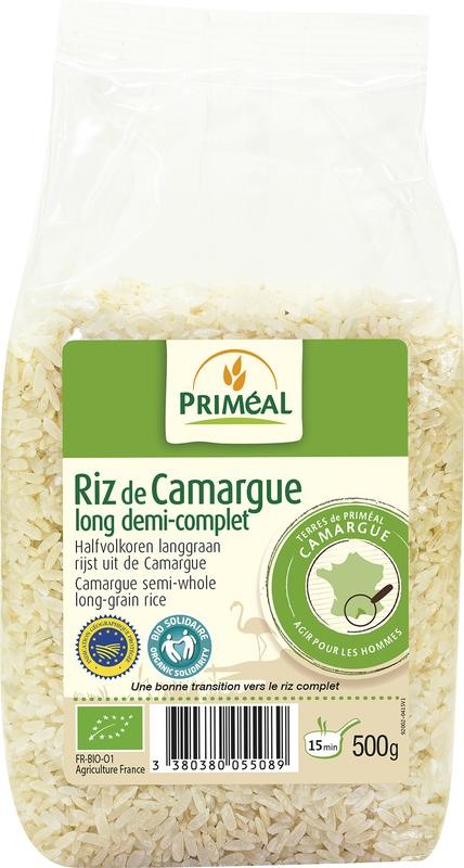 Primeal Halbvollkorn-Langkornreis Camargue Bio (500 gr)