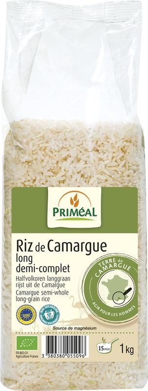 Primeal Primeal Halbvollkorn-Langkornreis Camargue Bio (1 Kilogramm)