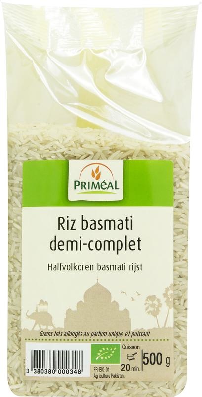 Primeal Halbvollkorn-Basmatireis bio (500 gr)