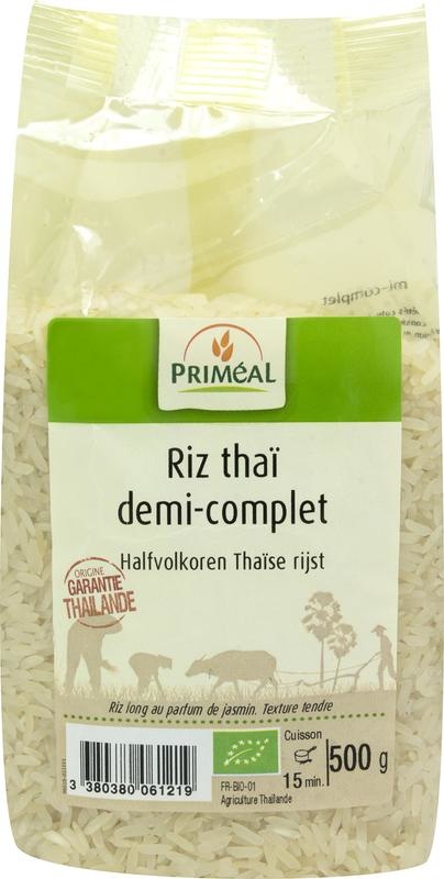 Primeal Halbvollkorn-Thai-Reis bio (500 gr)