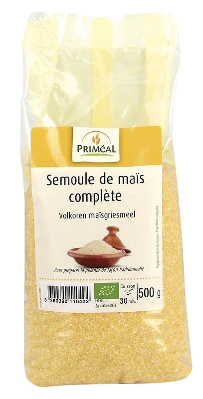 Primeal Vollkorn-Maisgrieß Bio (500 gr)