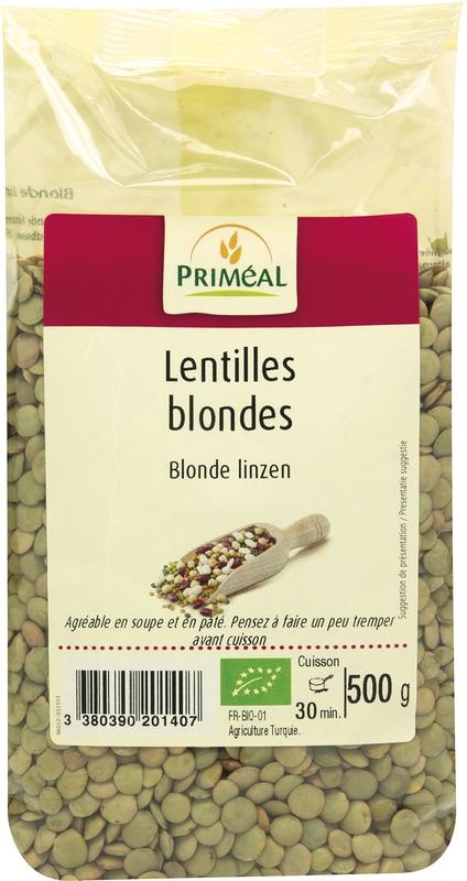 Primeal Linsenblond Bio (500 gr)