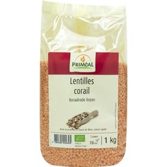 Primeal Linsen korallenrot bio (1 Kilogramm)