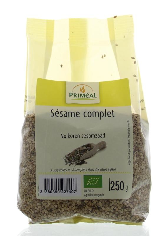 Primeal Vollkorn-Sesamsamen Bio (250 gr)