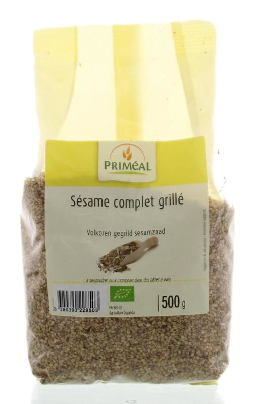 Primeal Vollkorn gegrillte Sesamsamen Bio (500 gr)